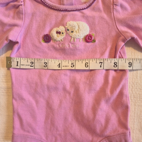 Gymboree girls 3-6 months bodysuit Loveable Lamb line VGUC - Picture 7 of 8